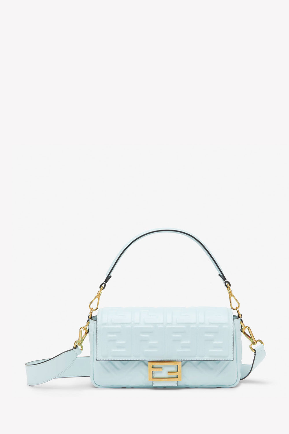 Baguette Midi Nappa Leather Bag