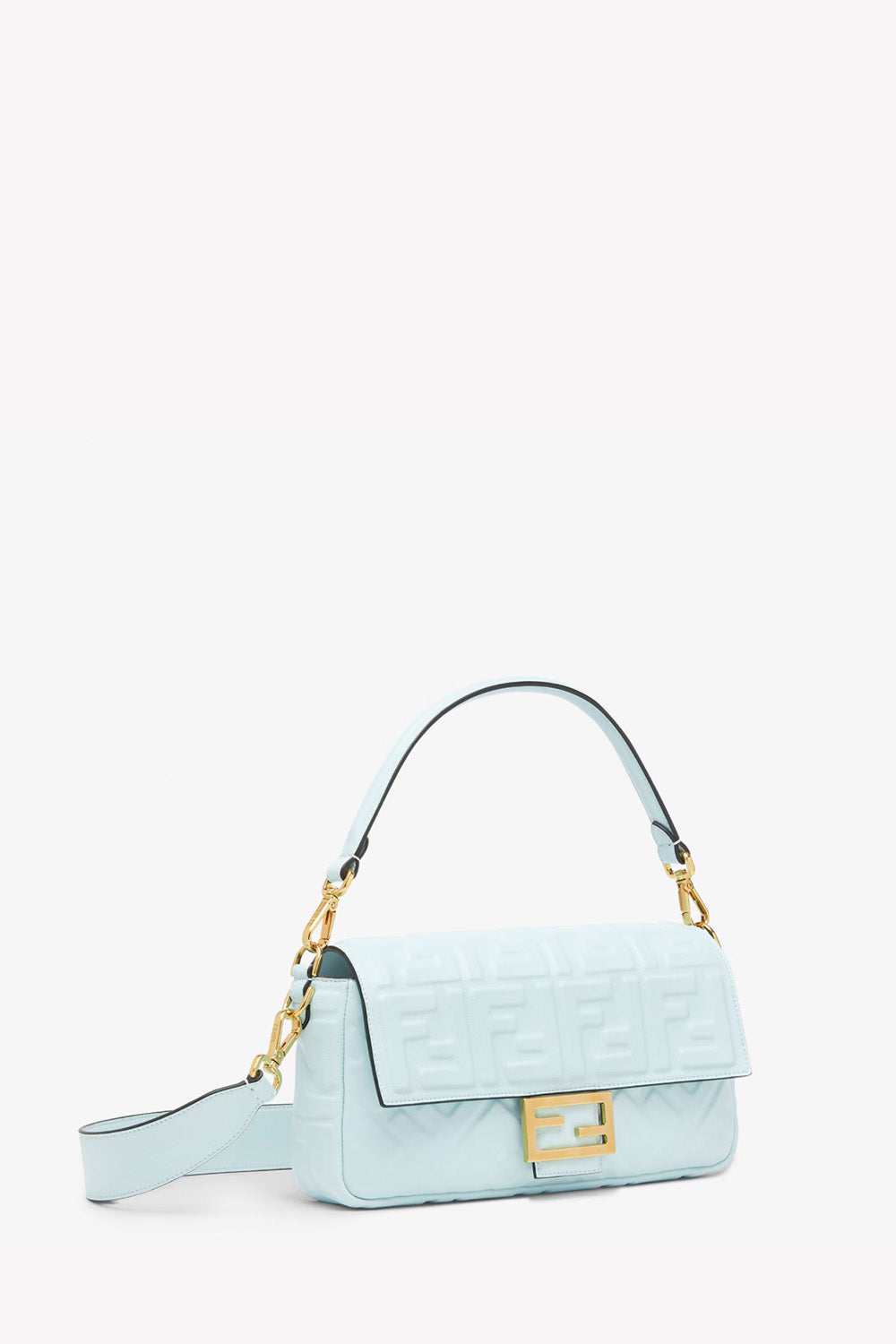 Baguette Midi Nappa Leather Bag