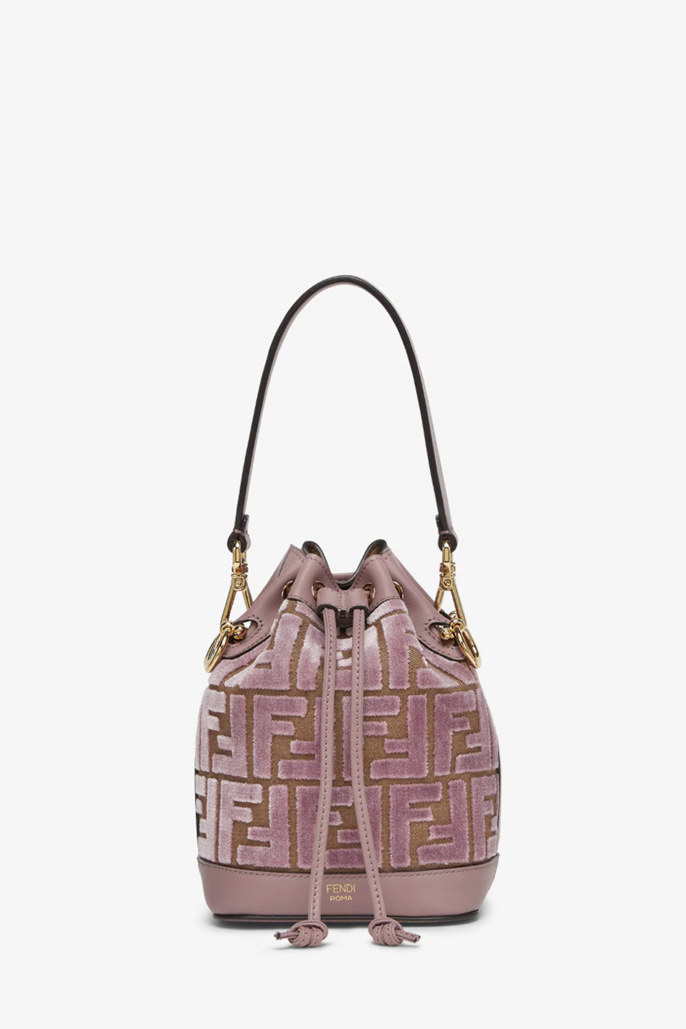 Mon Tresor FF Jacquard Velvet Mini Bag