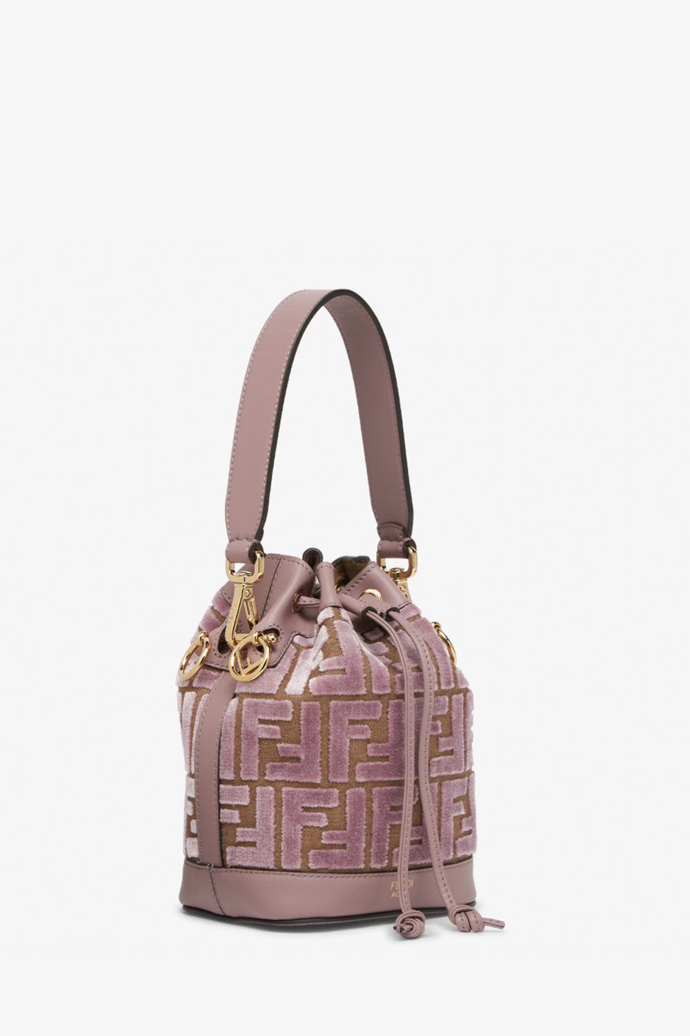 Mon Tresor FF Jacquard Velvet Mini Bag