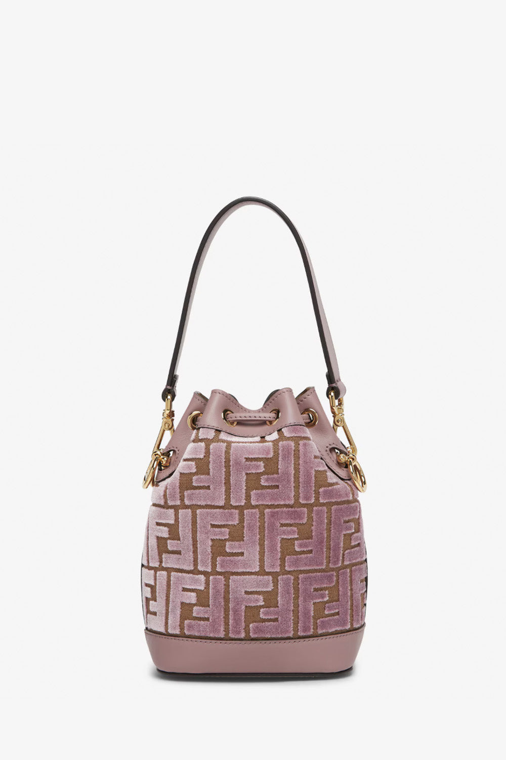 Mon Tresor FF Jacquard Velvet Mini Bag