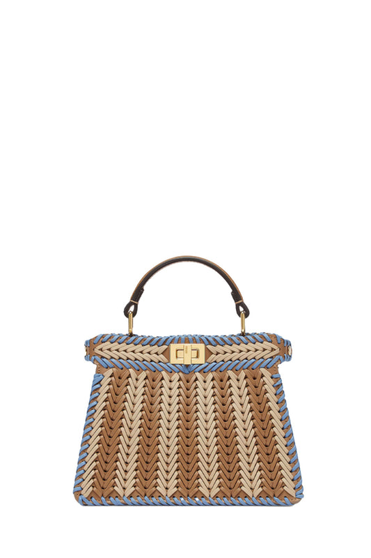 Peekaboo Iseeu Petite Braided Leather Bag