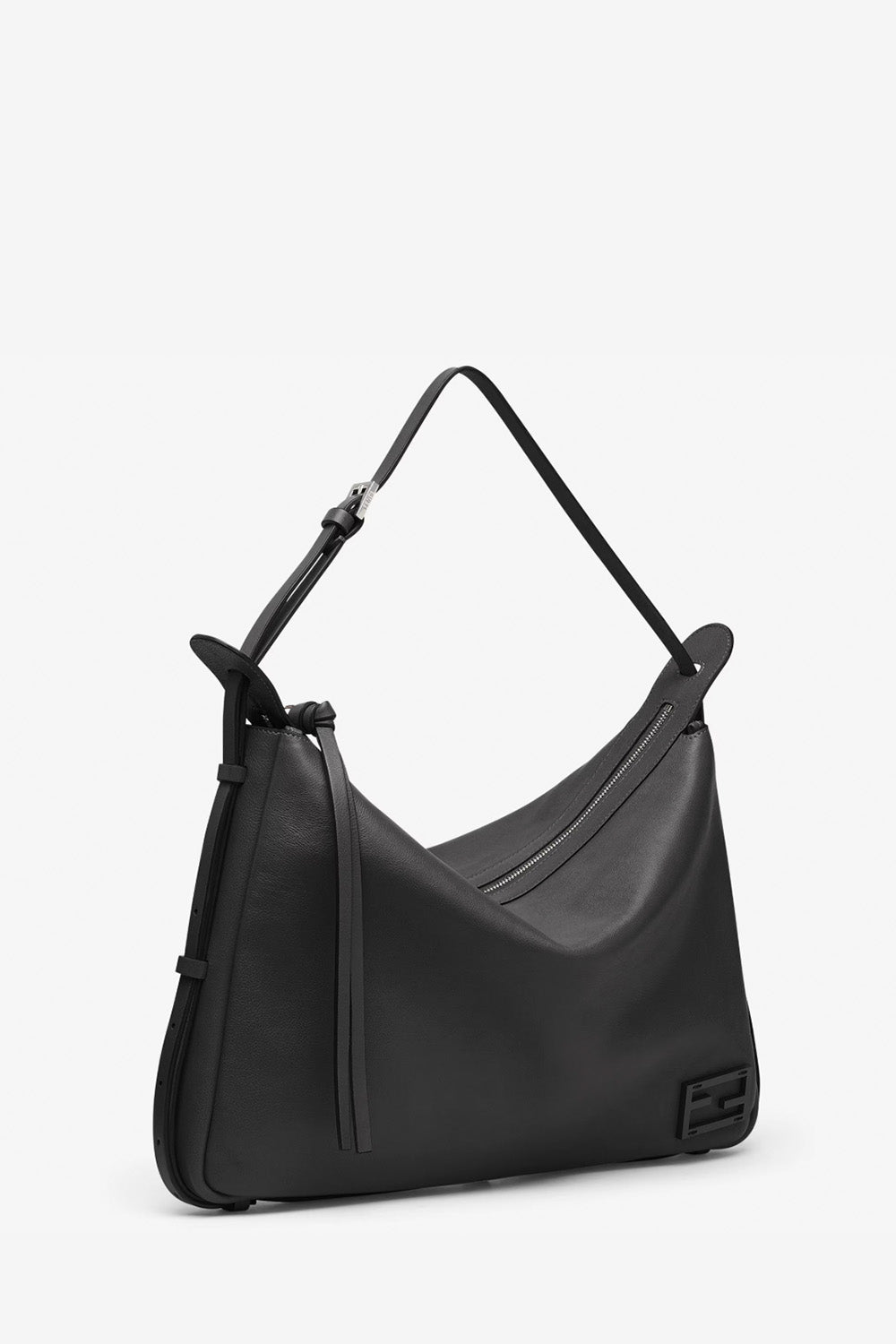 ショルダーバッグ・ポシェット FENDI 'Simply Fendi Large' shoulder bag (8BR831AS7A F1QD0) Fendi - Simply Fendi Large Leather shoulder bag black - The