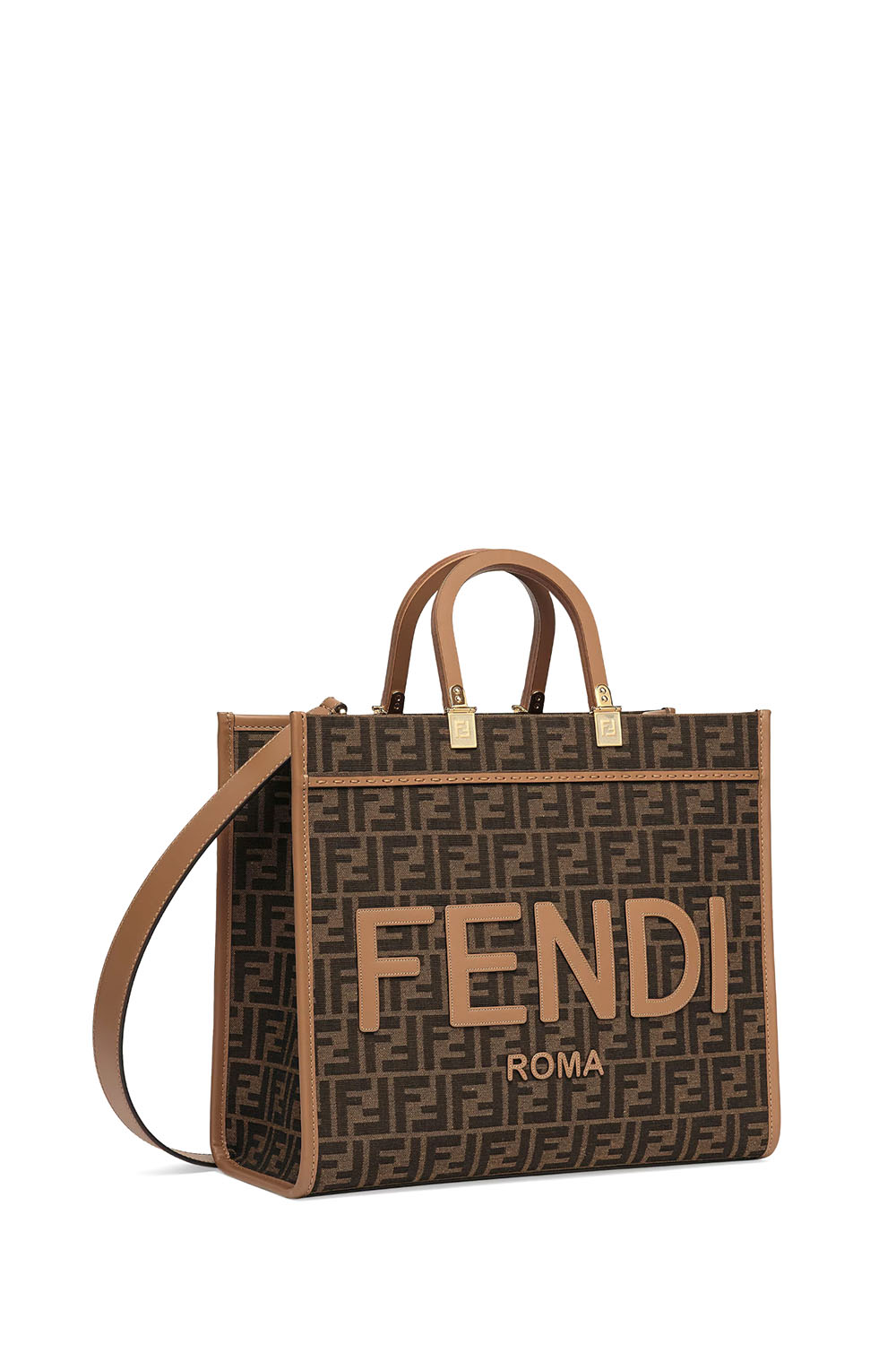 Fendi Sunshine Medium Leather Shopper Bag