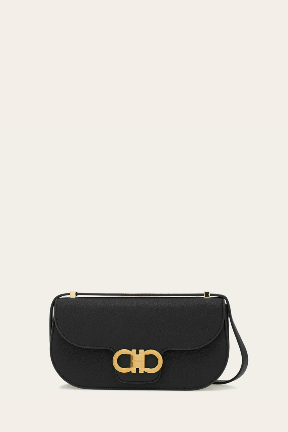 Double Gancini Mini Crossbody Bag