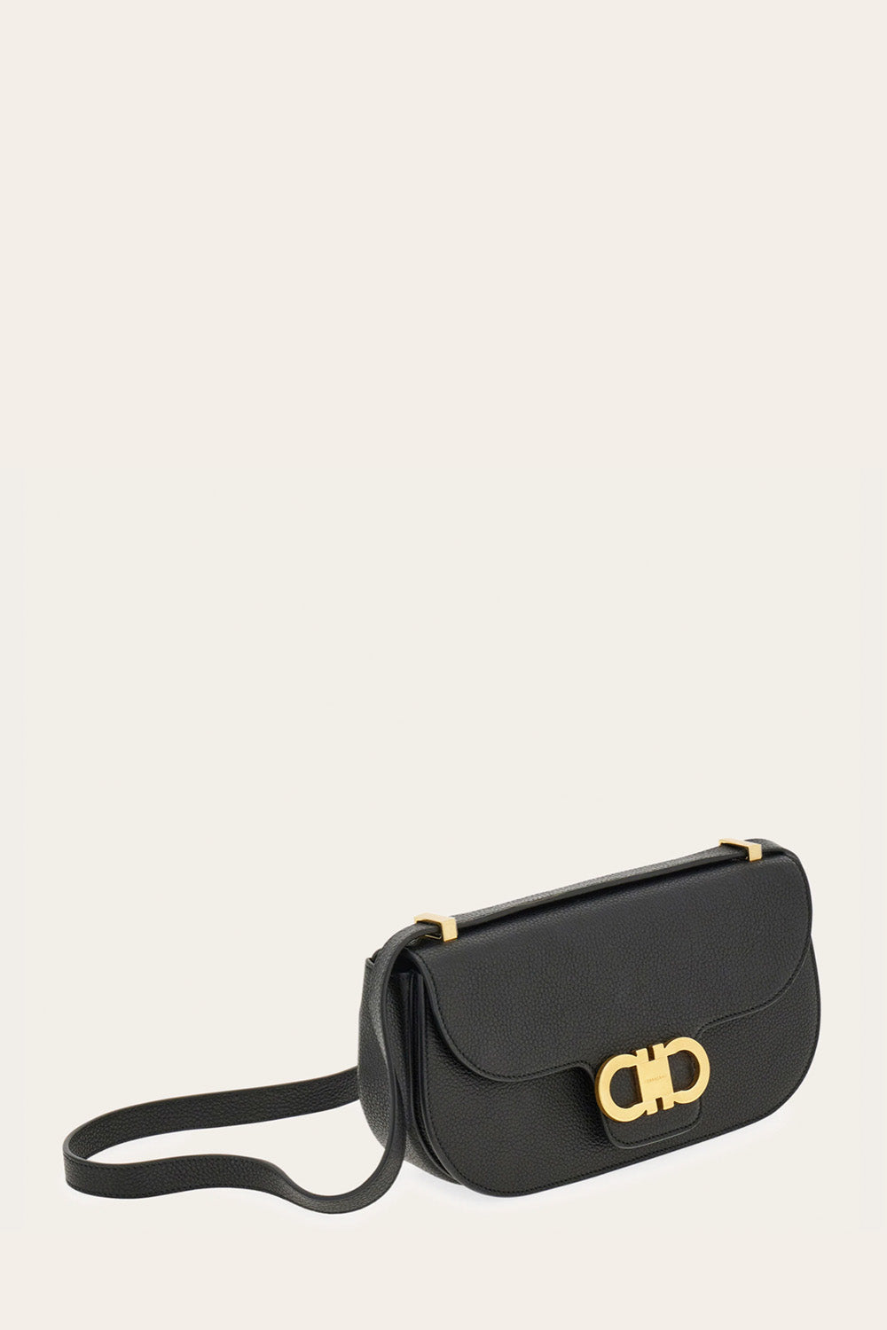 Double Gancini Mini Crossbody Bag
