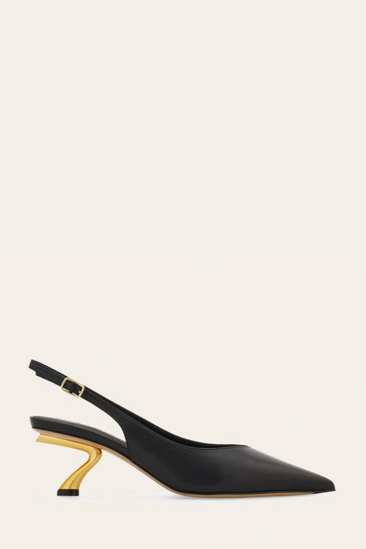 S-Shaped Heel Slingback