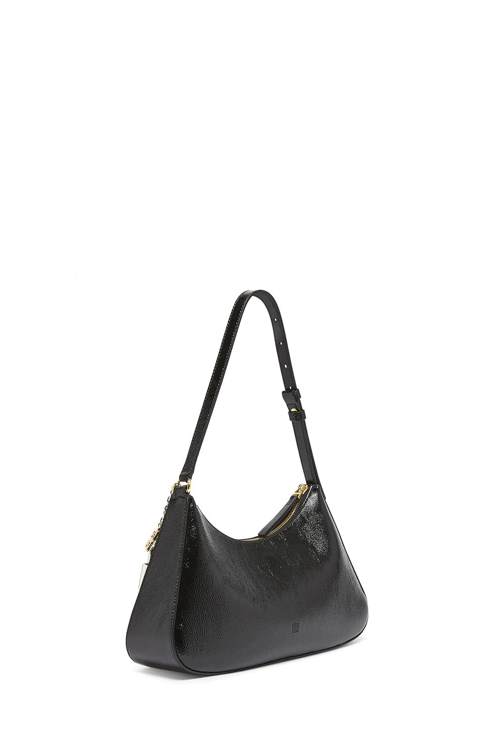 Lucky Small Lock Shoulder Bag in Leather