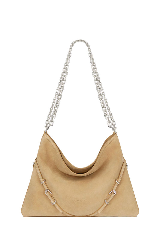 Medium Voyou Chain Bag In Suede