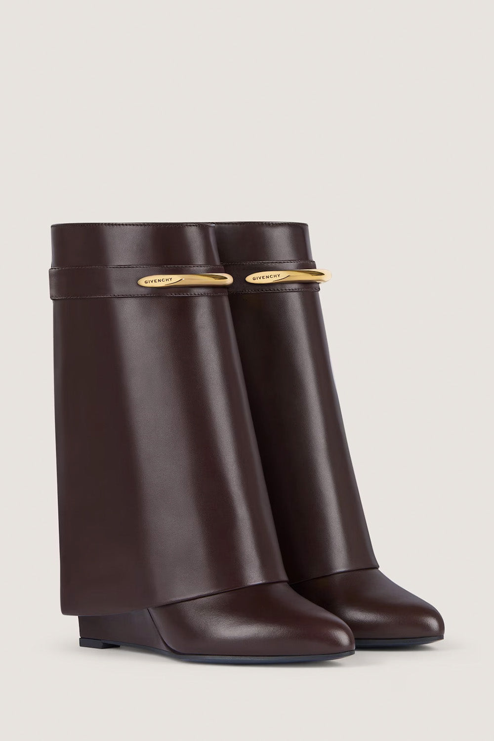 Shark Ankle Boots In Leather