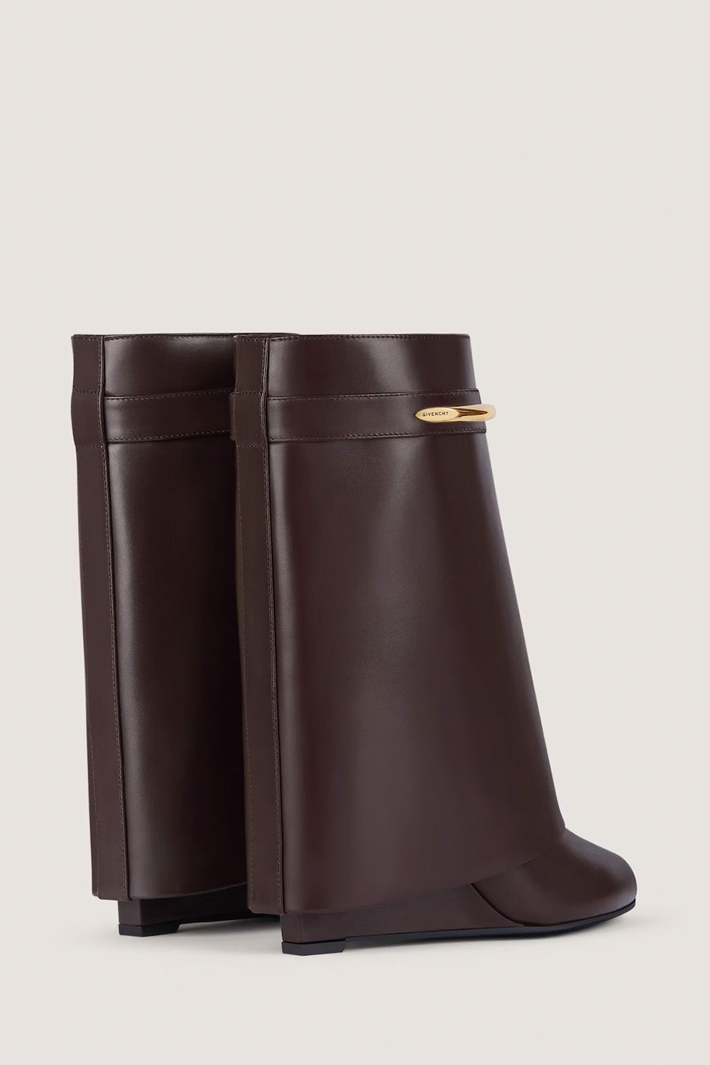 Shark Ankle Boots In Leather