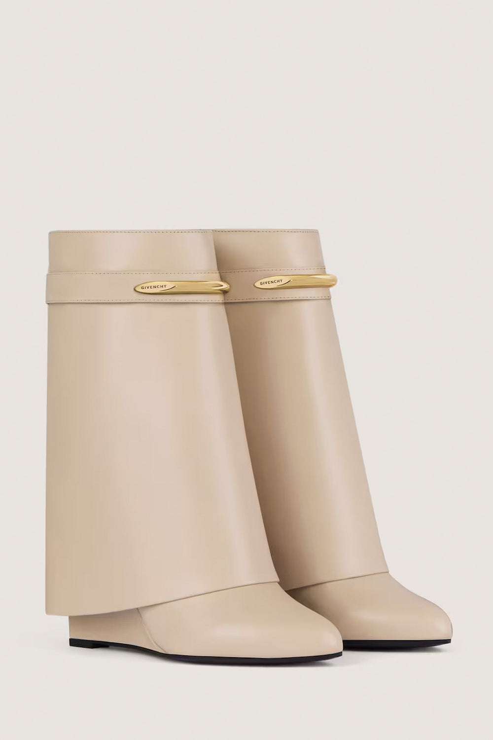 Shark Ankle Boots In Leather