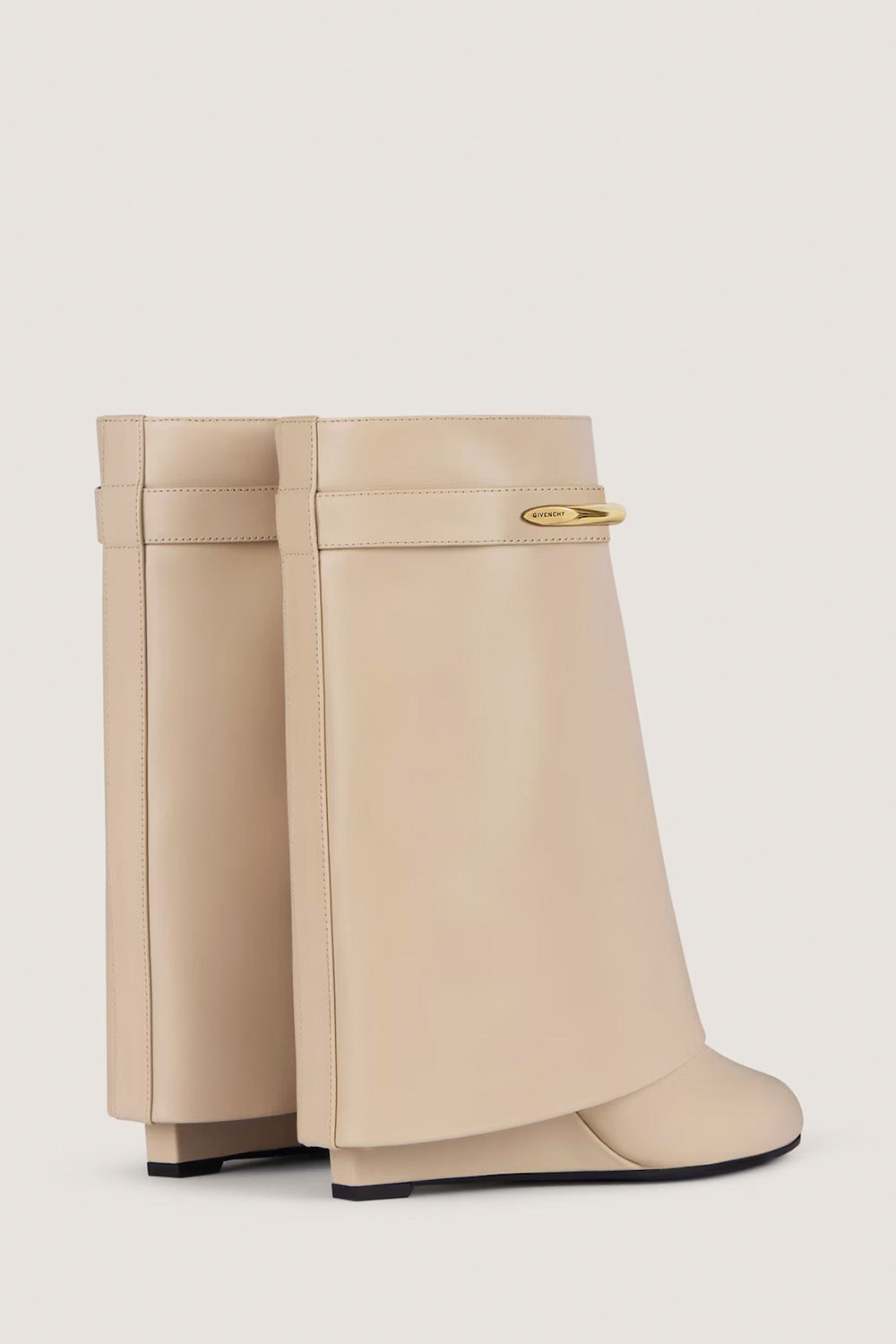 Shark Ankle Boots In Leather