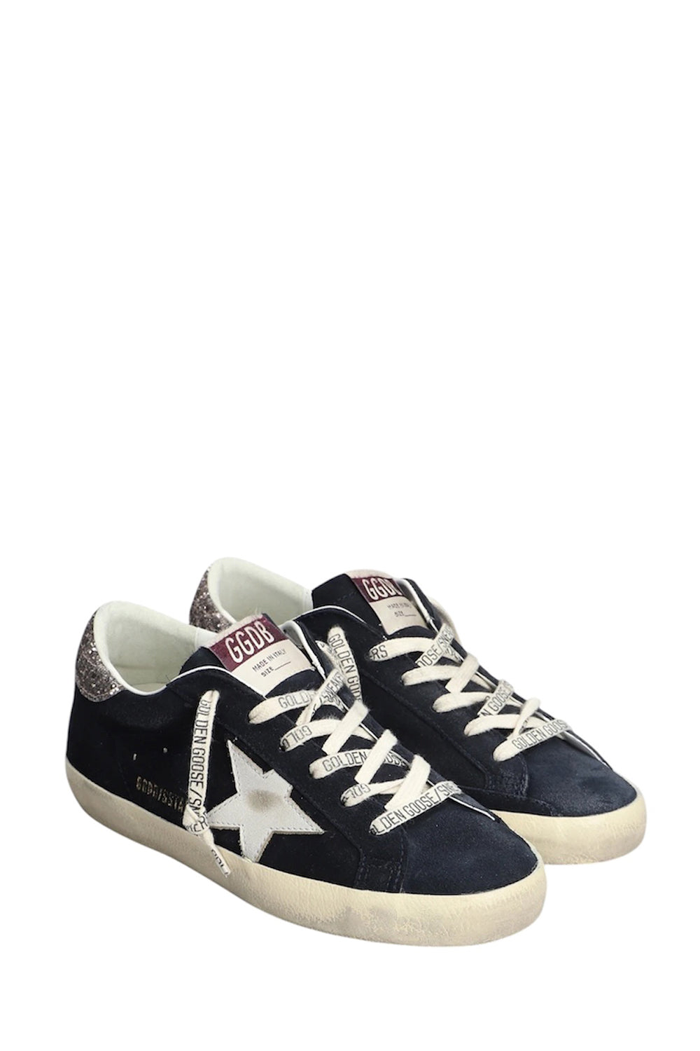 Superstar Sneakers In Blue Suede