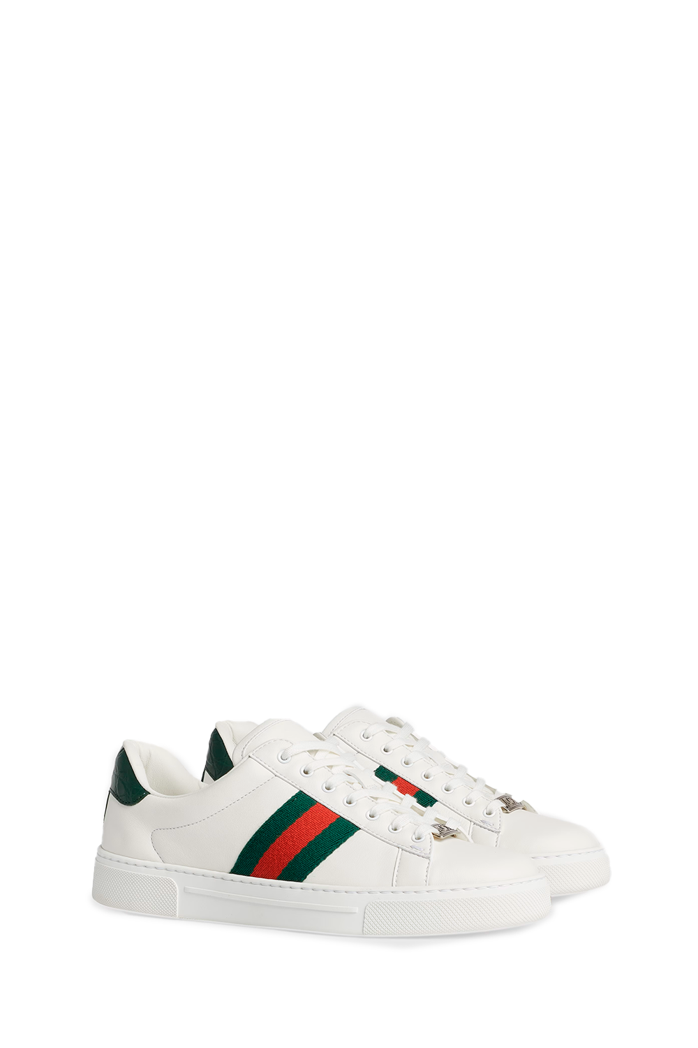 Wome's Gucci Ace Sneaker With Web