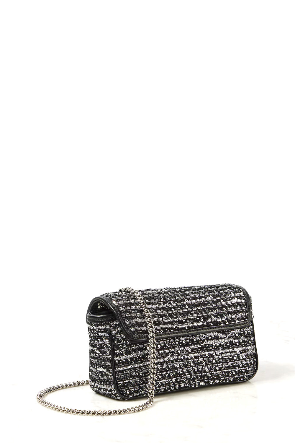 GG Marmont Mini Embellished Tweed Shoulder Bag