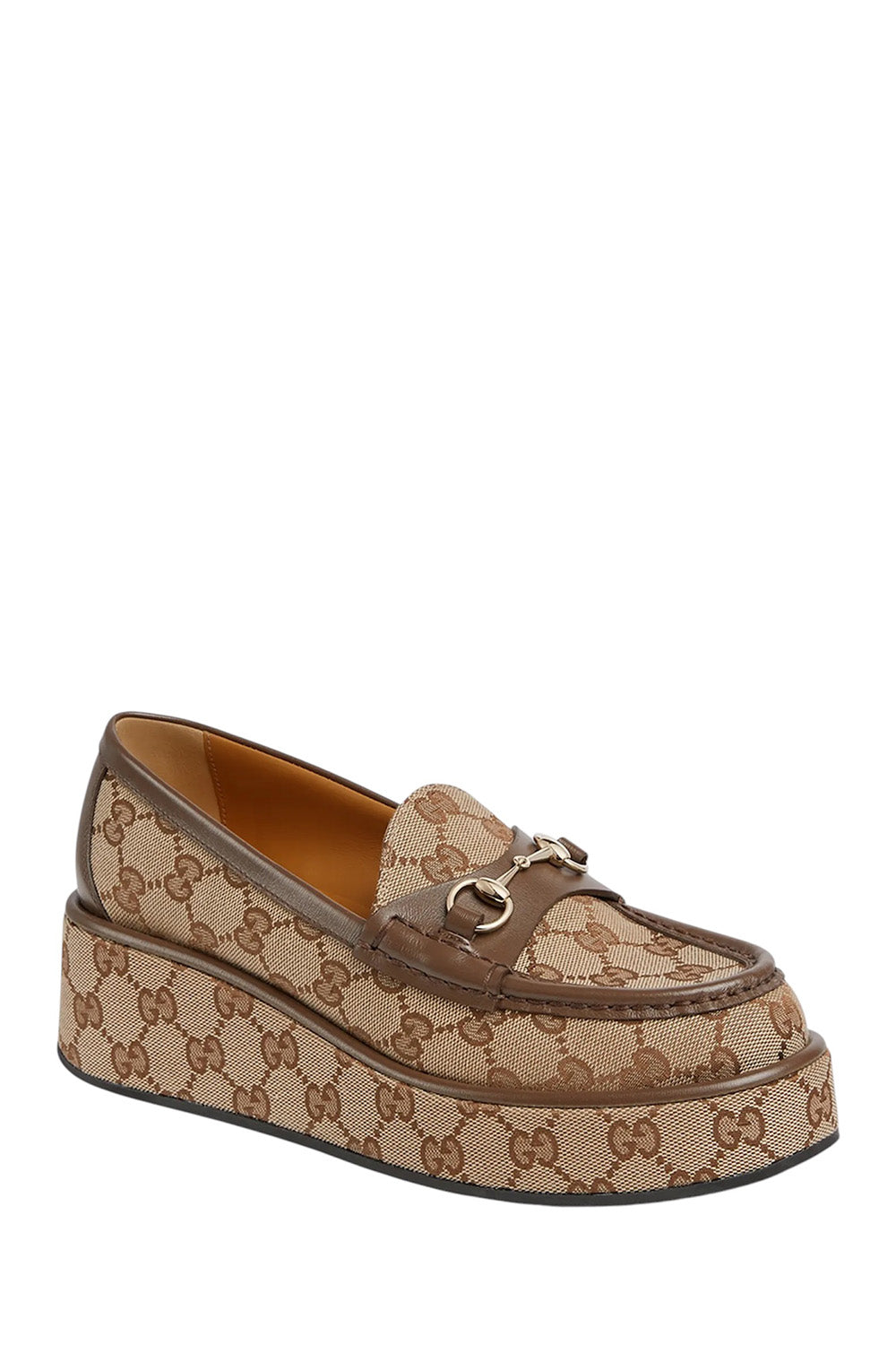 Idle Monogram Bit Platform Loafers