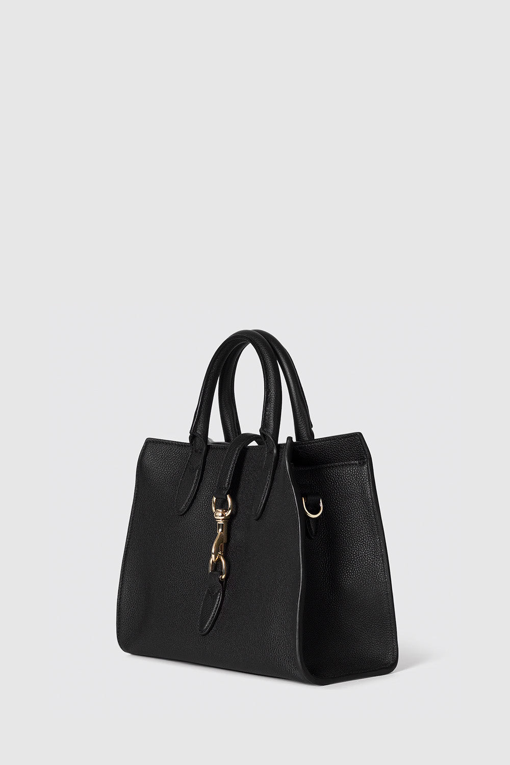 Medium Tote Bag With Hook Closure