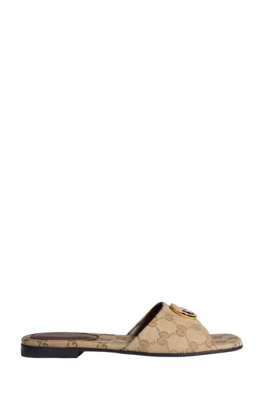 Slide Sandal With Double G