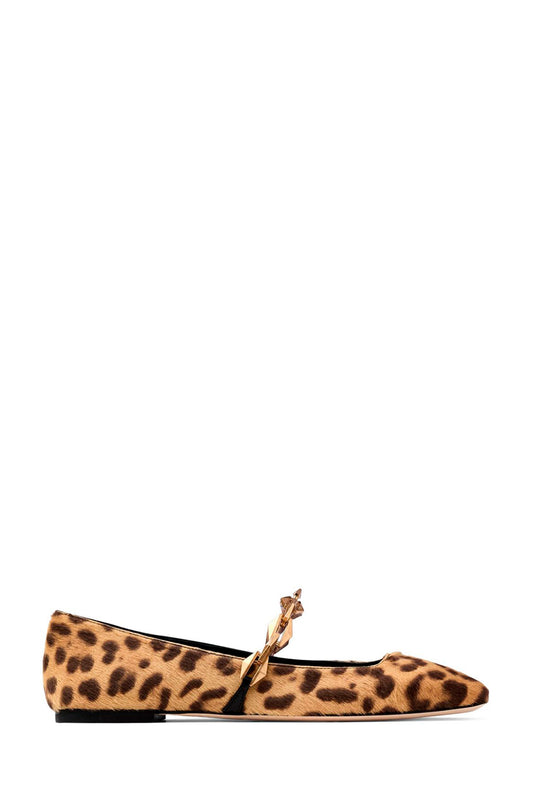 Leopard Diamond Tilda Ballet Flats