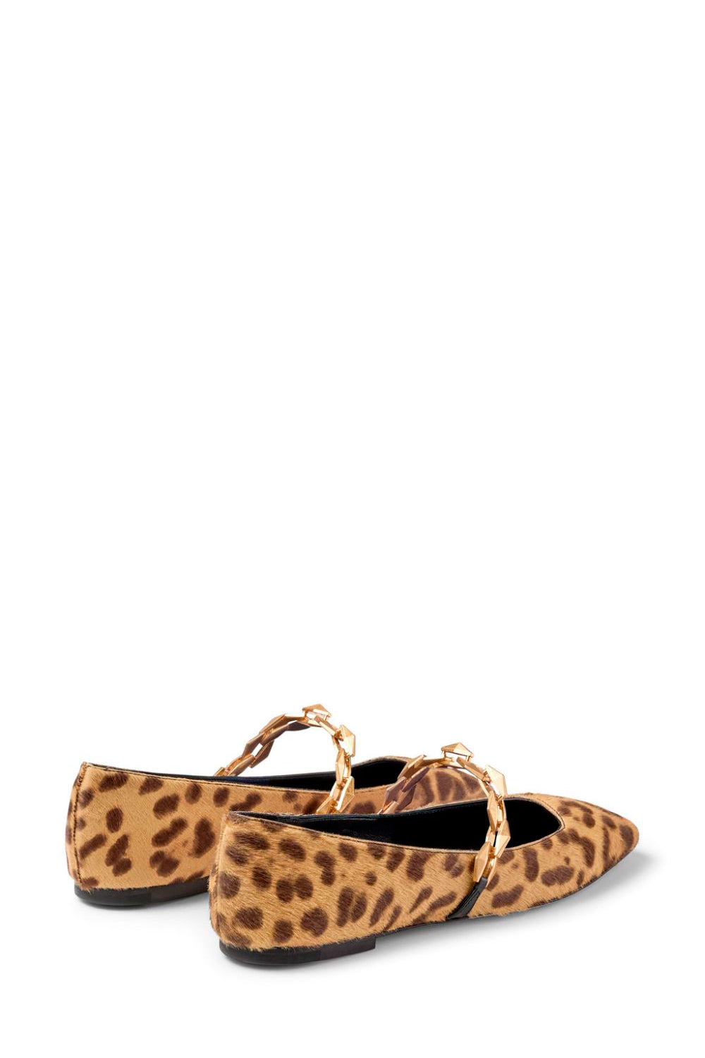 Leopard Diamond Tilda Ballet Flats