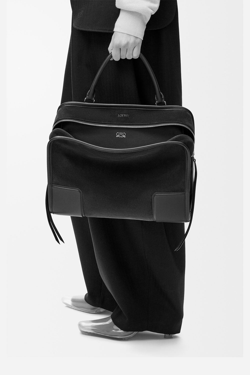 Large Amazona 180 Bag In Suede