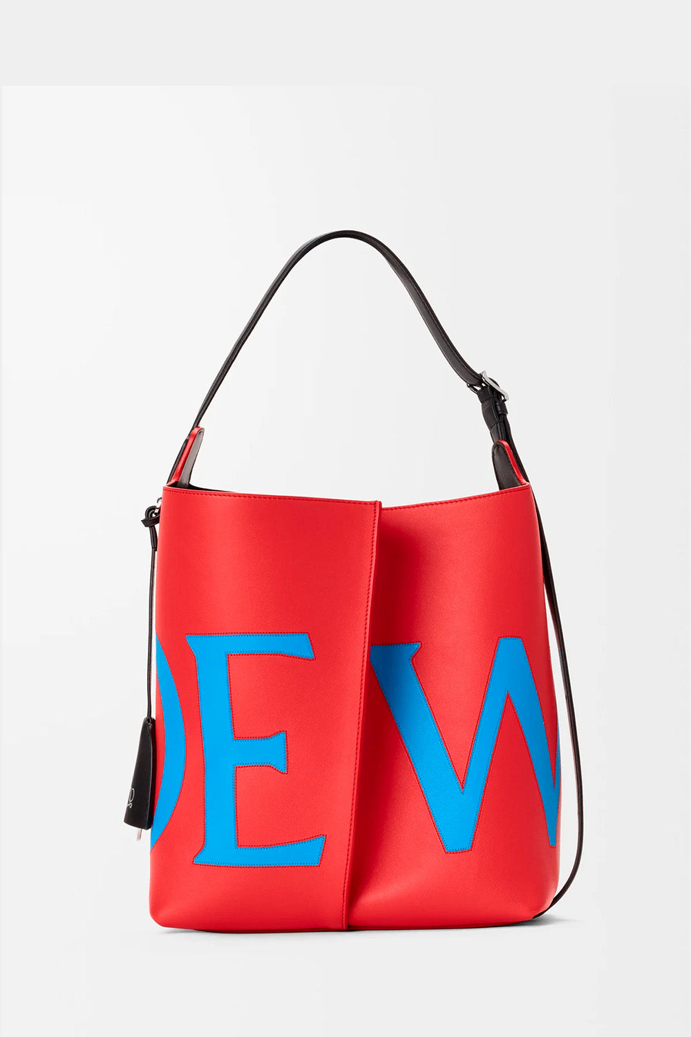 Large Bilbao Bucket Oversized Logo In Smooth Calfskin