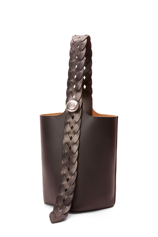 Large Pebble Bucket Bag In Mellow Calfskin