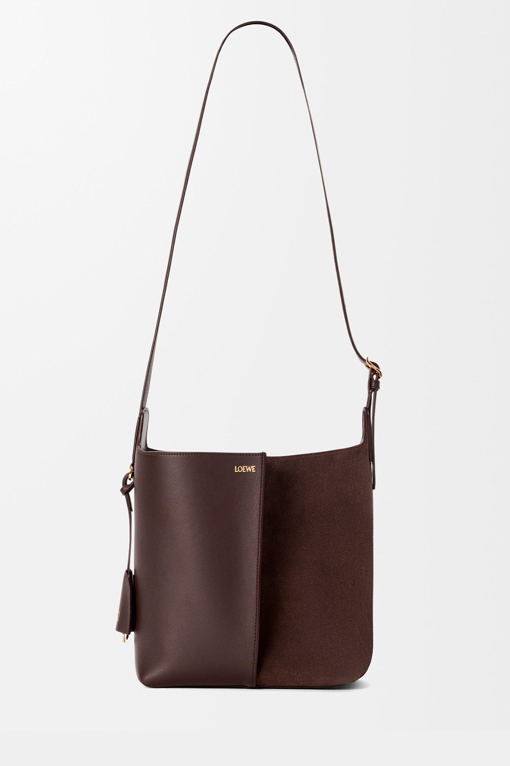 Medium Bilbao Bucket In Soft Calfskin And Suede