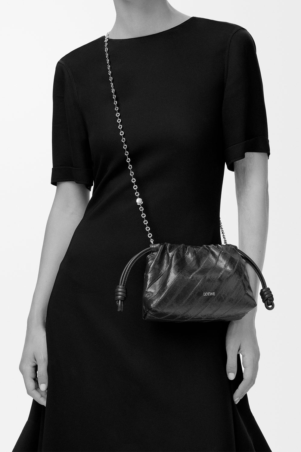 Mini Flamenco Purse In Hagfish