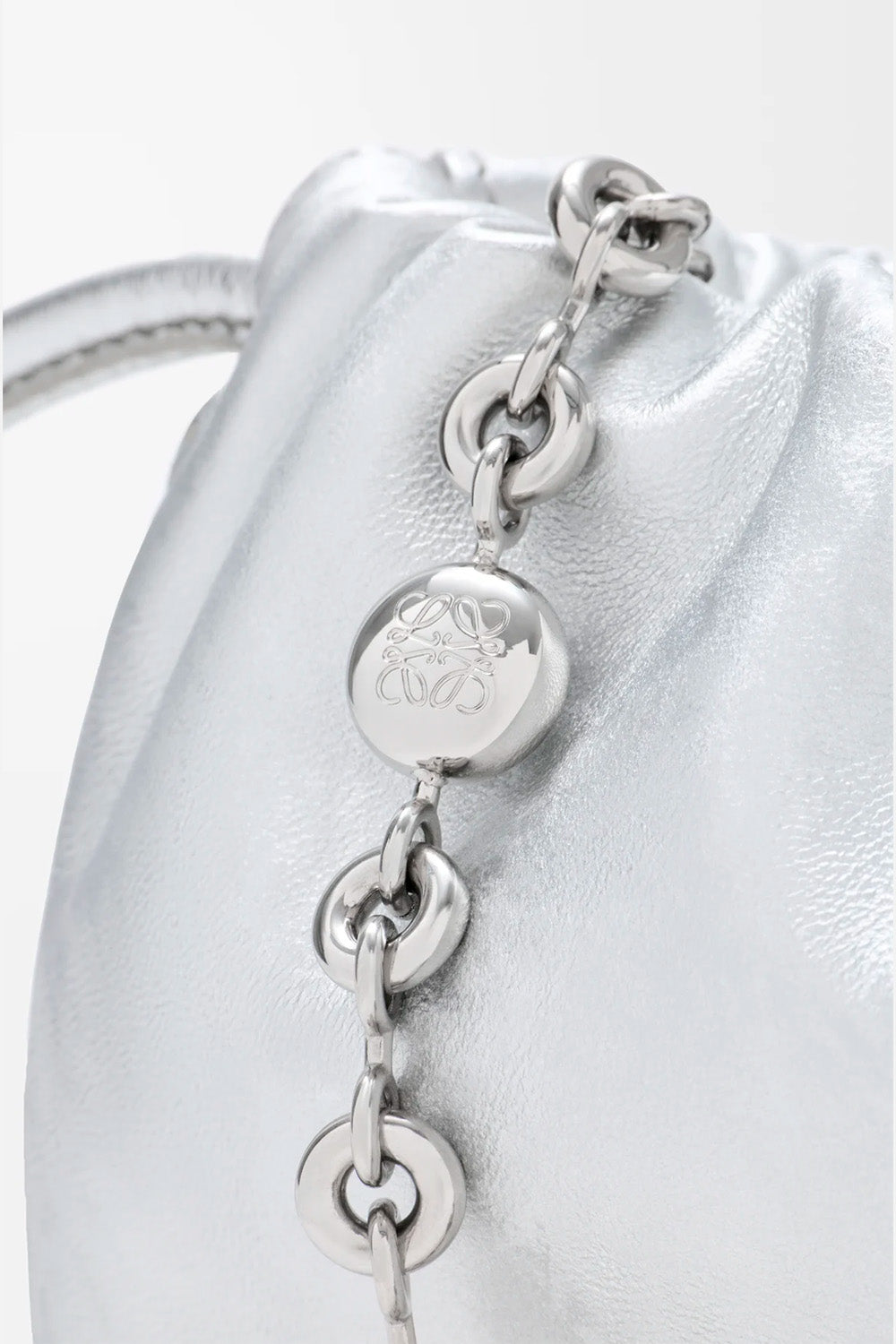 Mini Flamenco Purse In Moiré Printed Calfskin