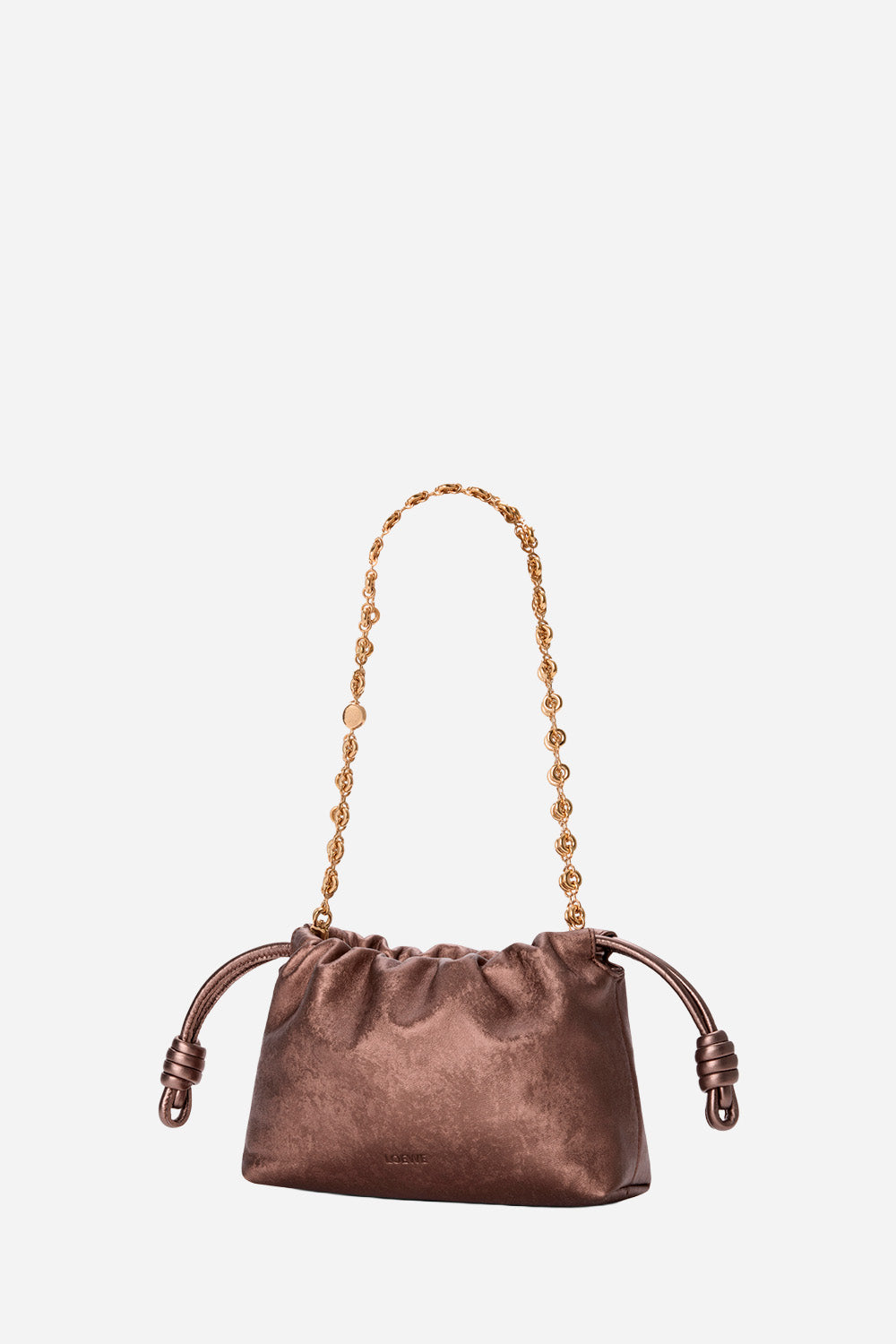 Mini Flamenco Purse In Moiré Printed Calfskin