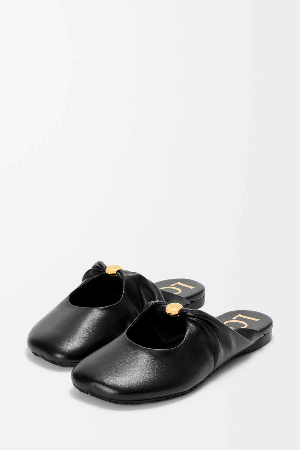 Pebble Soft Mule In Nappa Lambskin