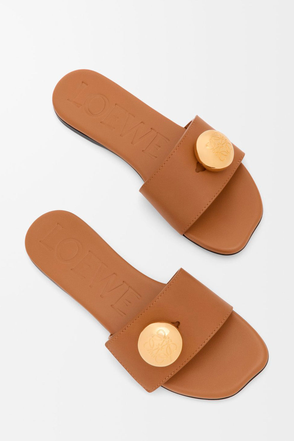 Pebble Slide In Soft Calfskin