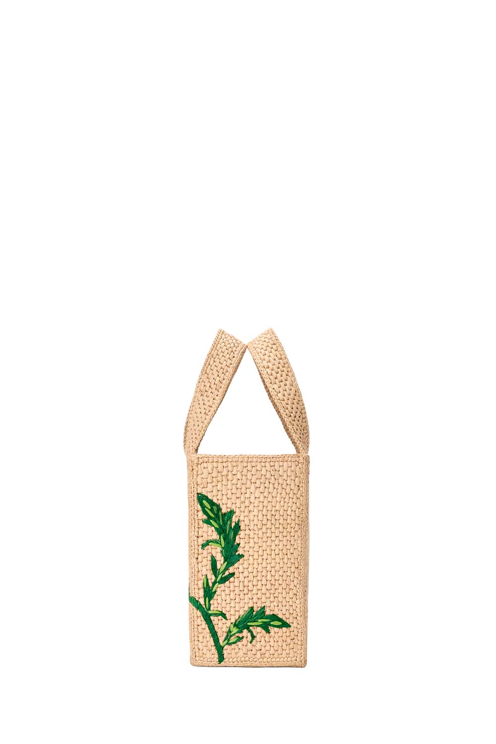 Small LOEWE Font Tote In Raffia