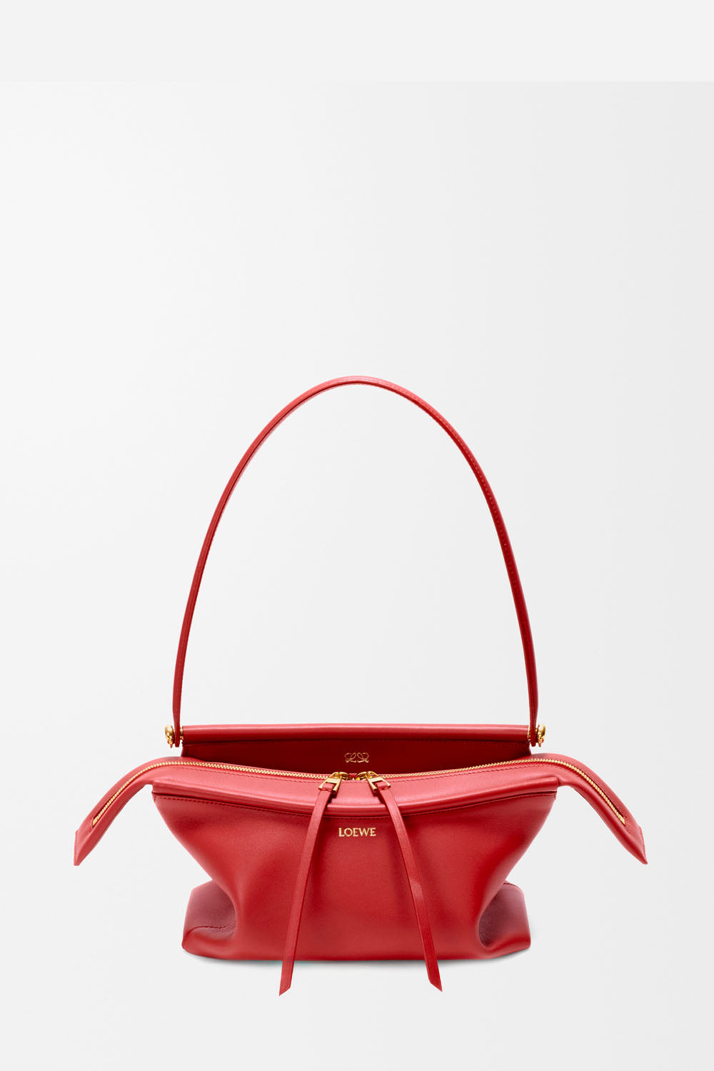 Small Whisker Bag In Glazed Calfskin