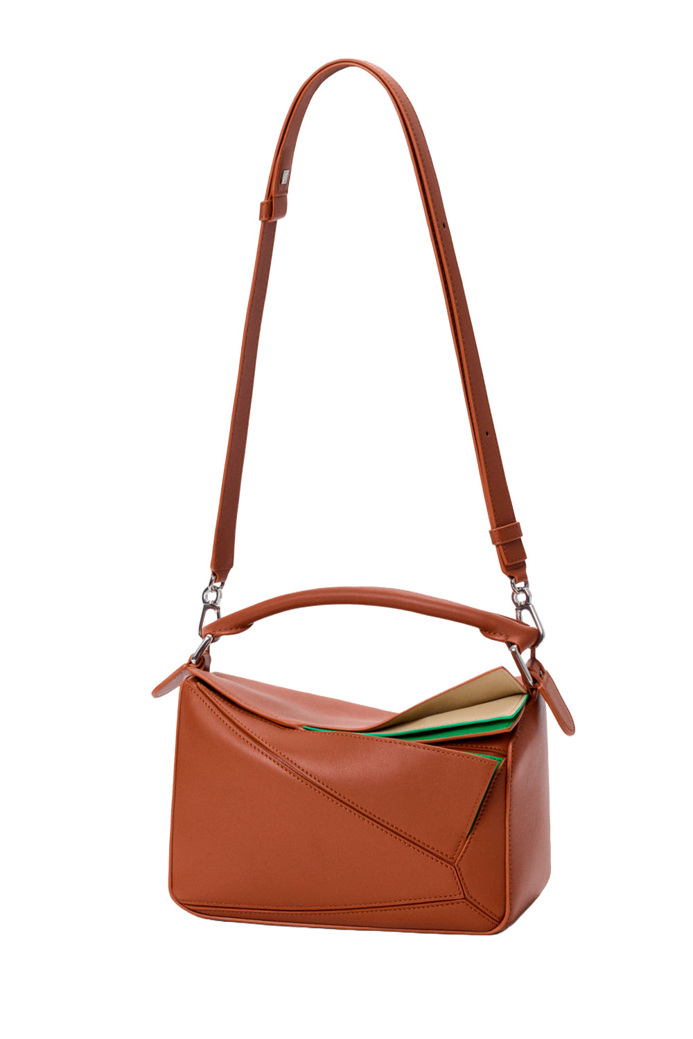 Small Layered Puzzle Bag In Classic Calfskin