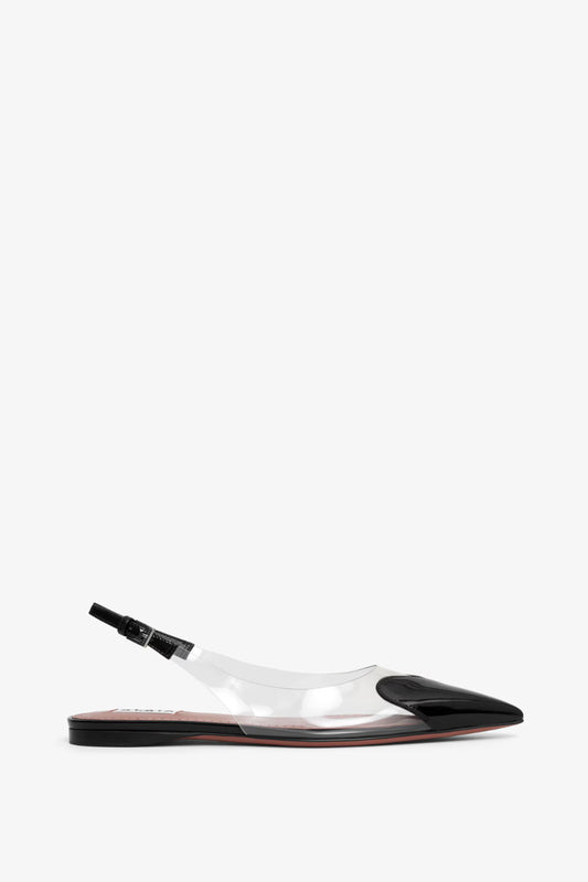 Le Cœur Flat Slingbacks In Patent Calfskin