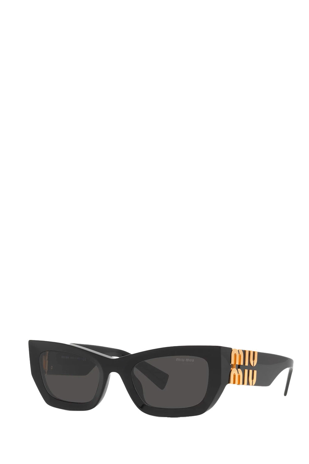 【MIU MIU】Glimpse Sunglasses BLACK Miu Miu - Miu Miu Glimpse Sunglasses - Cat Eye - Black Slate