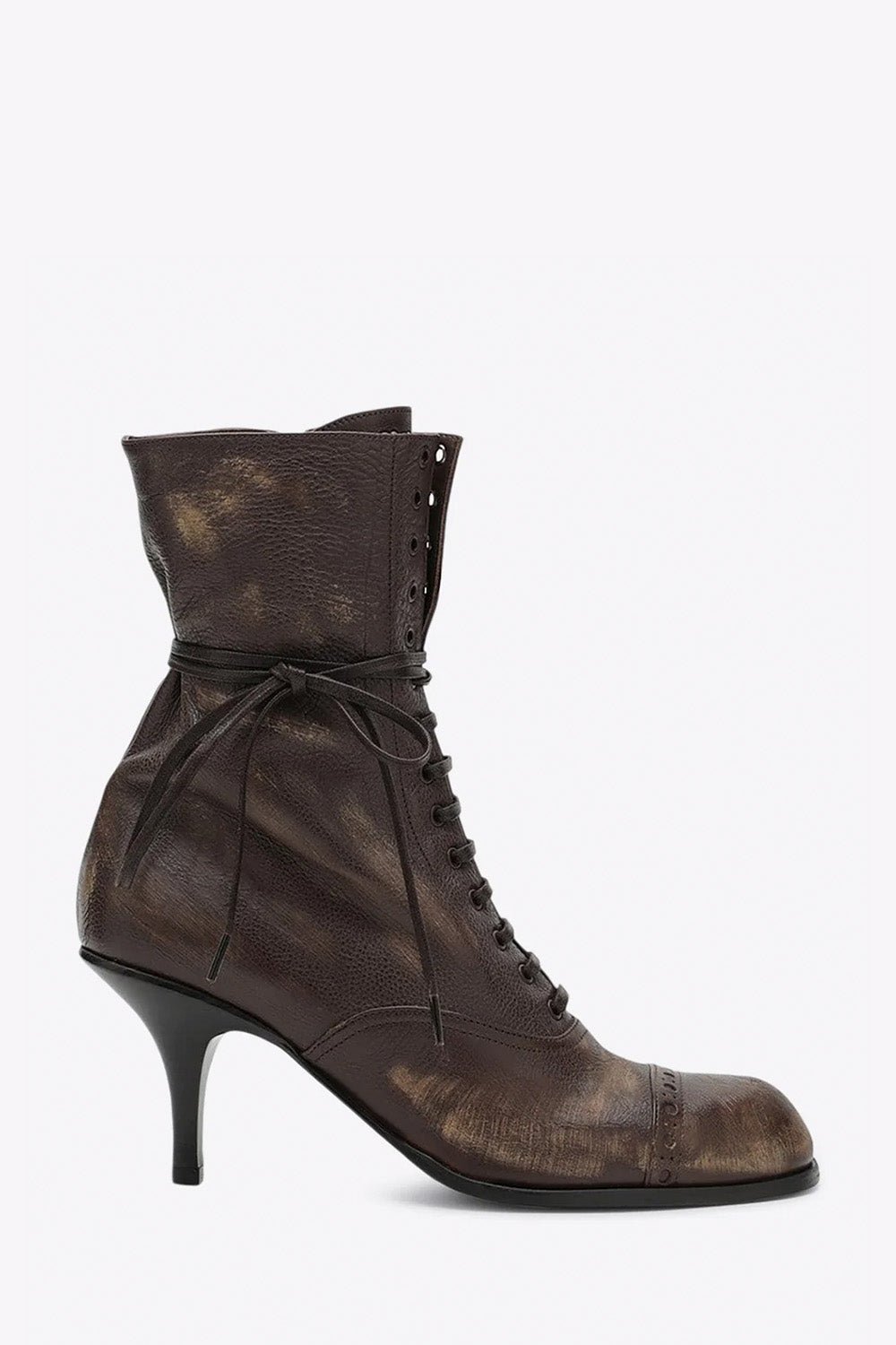 75 Leather Lace-Up Boots