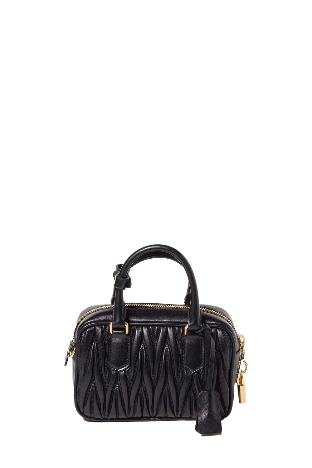 S Narrow Arcadie Matelassé Nappa Leather Bag