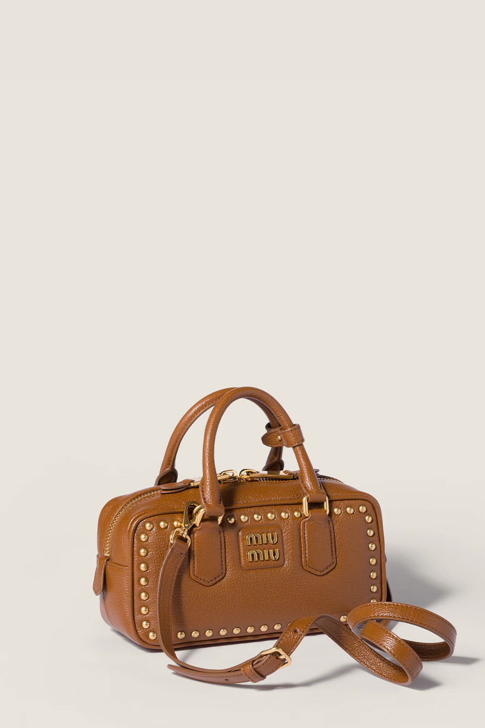 Arcadie Studded Leather Bag