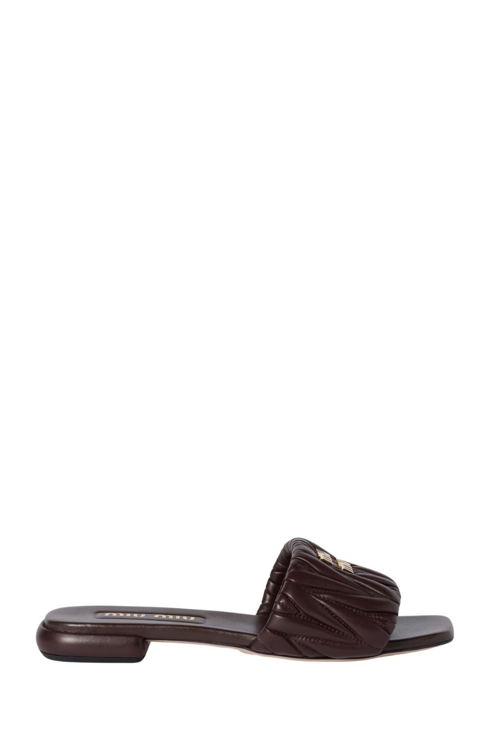 Matelassé Nappa Leather Slides