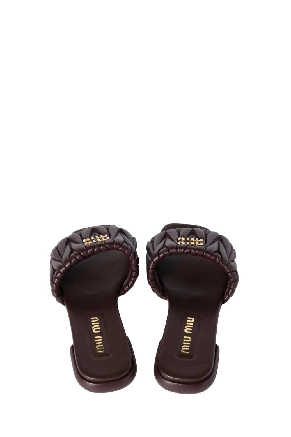 Matelassé Nappa Leather Slides