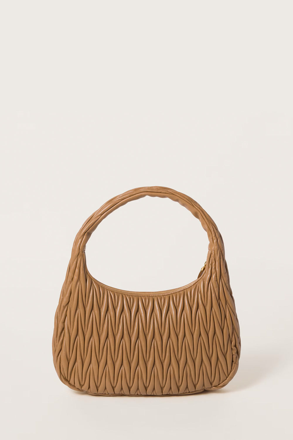 Medium Wander Matelassé Nappa Leather Hobo Bag