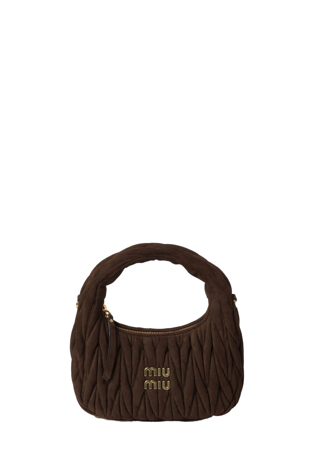 Wander Matelassé Suede Hobo Bag