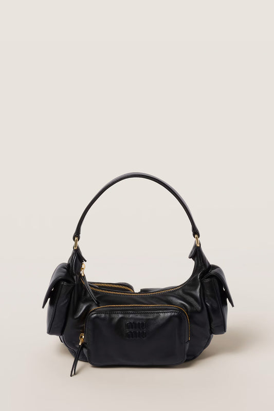 Nappa Leather Pocket Bag MIU MIU