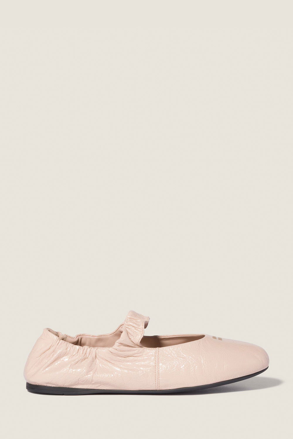 Ruches Nappa Leather Ballerinas