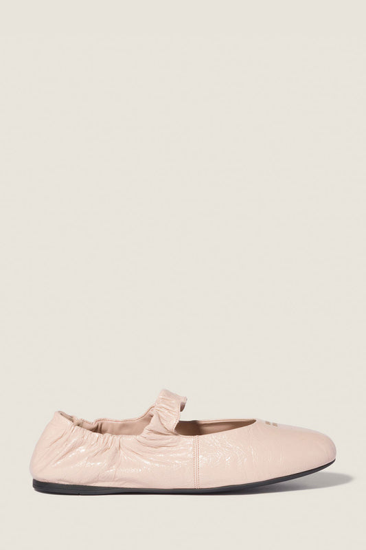 Ruches Nappa Leather Ballerinas