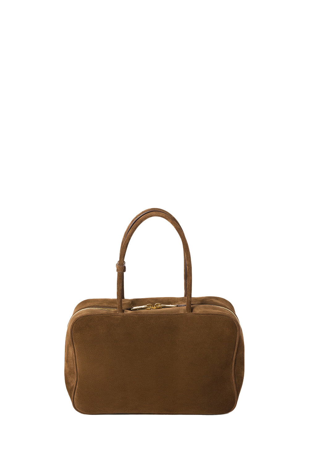 ハンドバッグ MIU MIU BEAU HANDBAG IN SUEDE Miu Miu Beau logo-debossed Suede Bag | Brown | FARFETCH